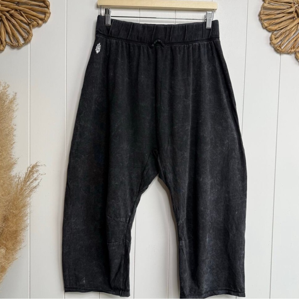 Free People Hot Shot Relaxed Fit Charcoal Black Set - Picture 7 of 12